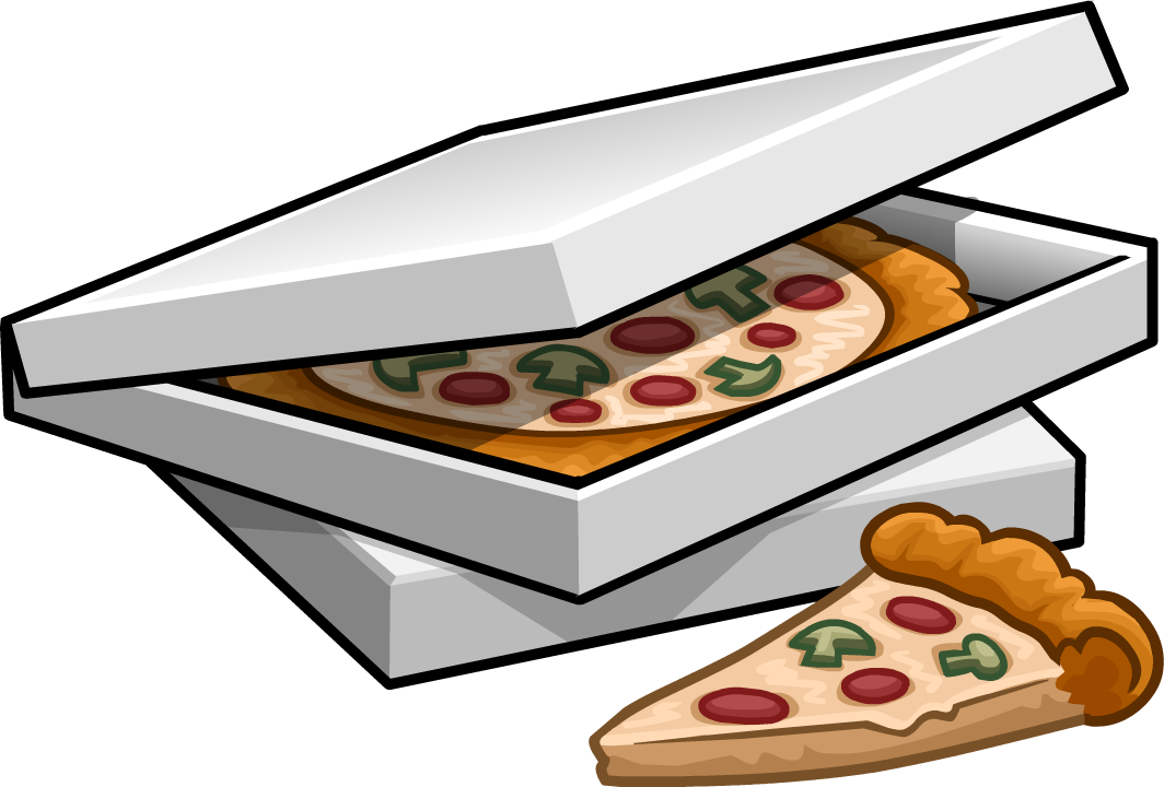 Image Boxes Of Png Puffles Wiki Fandom - Pizza Box Png (1064x720), Png Download