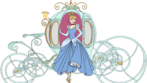 Clip Freeuse Library X Carwad Net - Cinderella Carriage Cartoon (480x272), Png Download