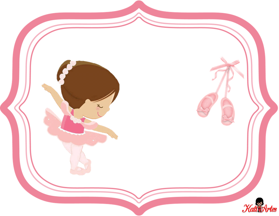 Kit Para Fiestas De Ballet Para Imprimir Gratis - Convite Bailarina Para Imprimir (918x709), Png Download