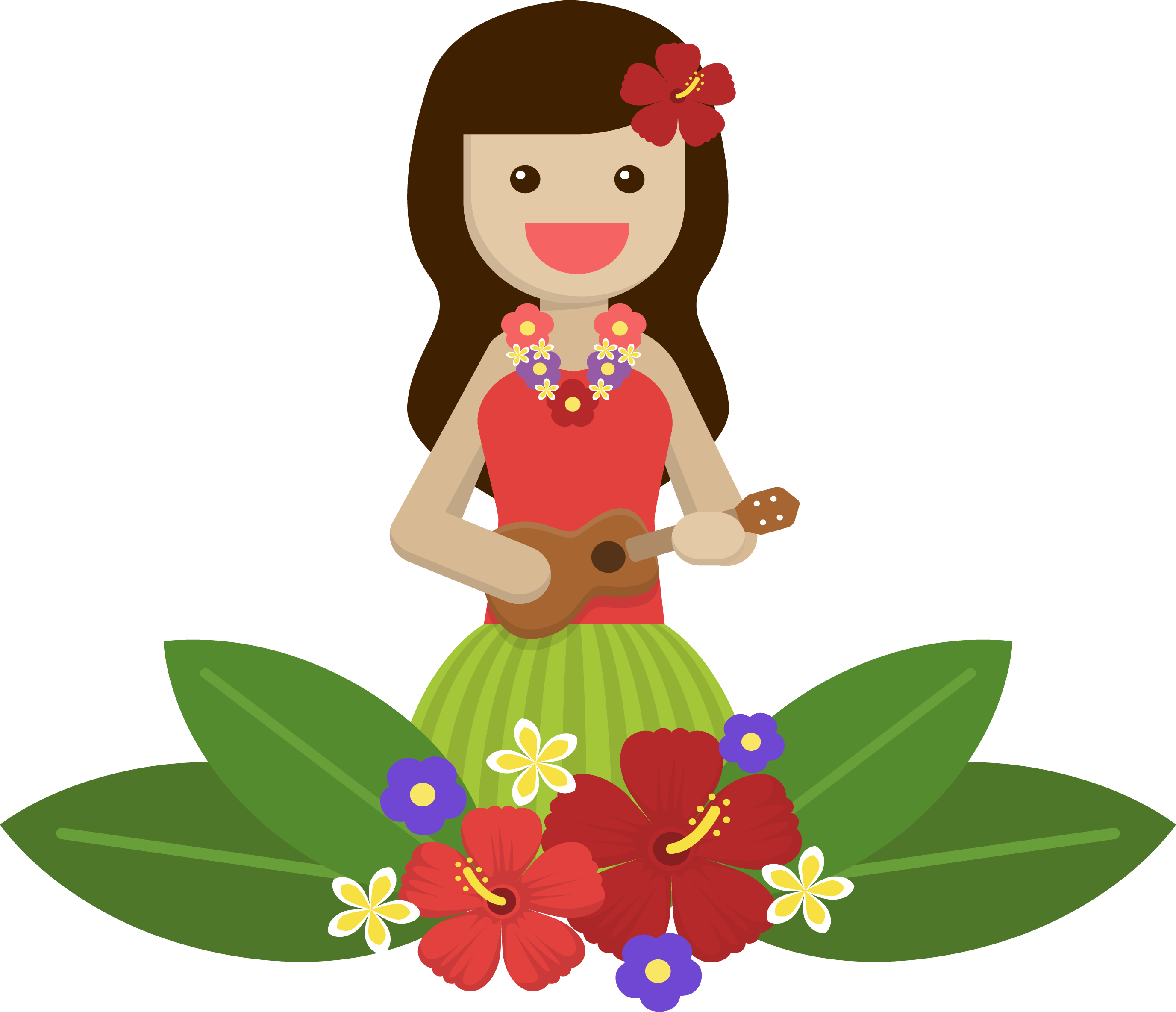 Hawaii Island Girl 2752*2368 Transprent Png Free - Iconos Hawaii Png (2752x2368), Png Download