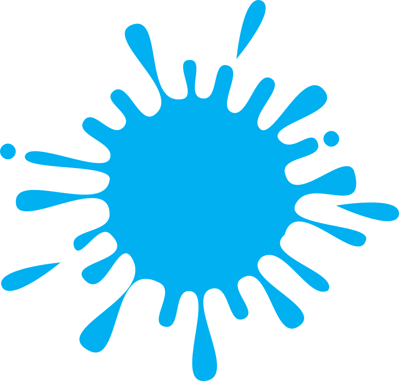 Assets - Orange Paint Splat Clip Art (1280x1223), Png Download