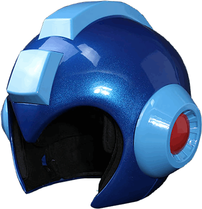 Mega Man Helmet - Capacete Megaman (490x489), Png Download