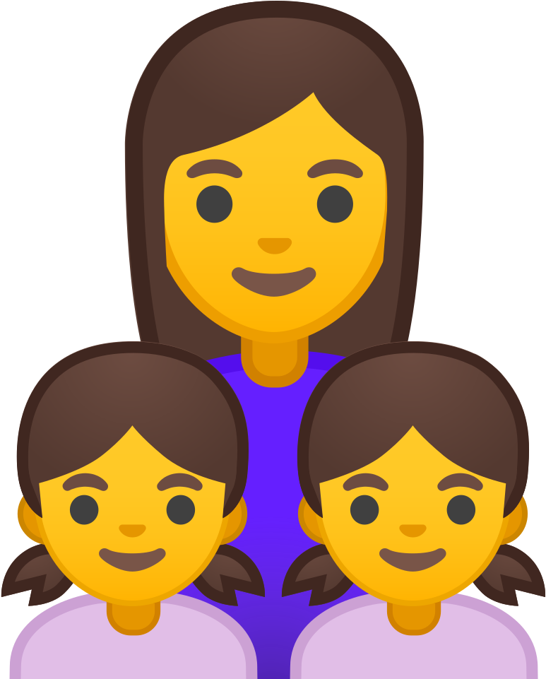 Download Svg Download Png - Family Love Family Emoji (1024x1024), Png Download