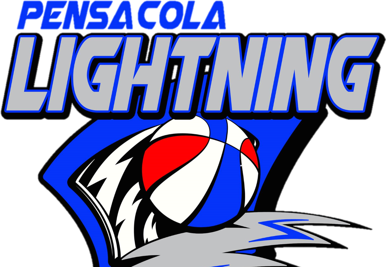 Pensacola Lightning Logo (1500x1000), Png Download