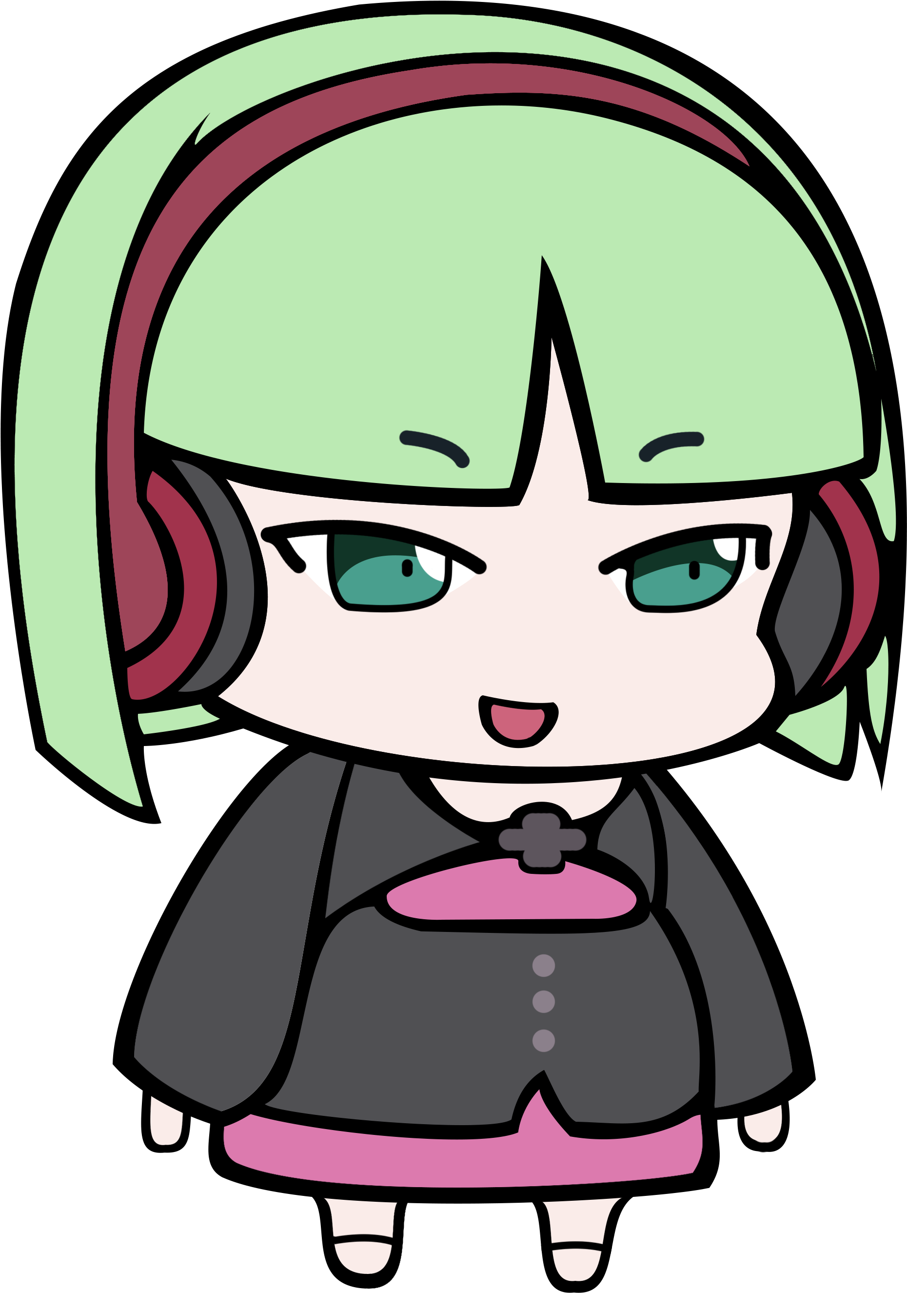 Fanart Musicphonon Chibi More Poses And Faces Png Cute - Chibi Faces (2004x2729), Png Download