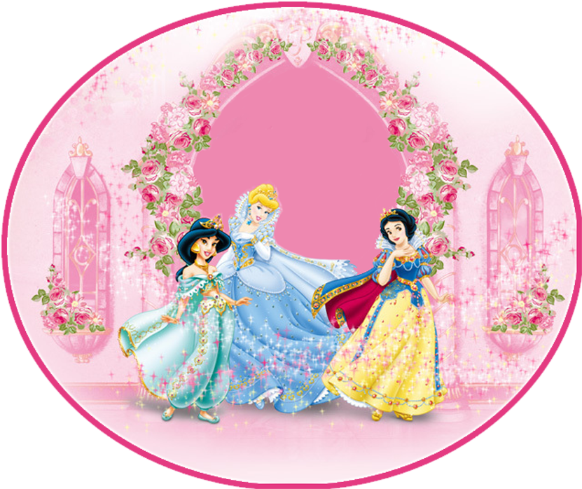 Disney Princesses Clipart - Disney Princess Background (860x721), Png Download