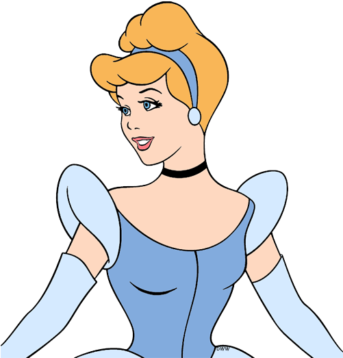 Disney Cinderella Clipart - Cindrella Disney Princess Clipart (500x532), Png Download