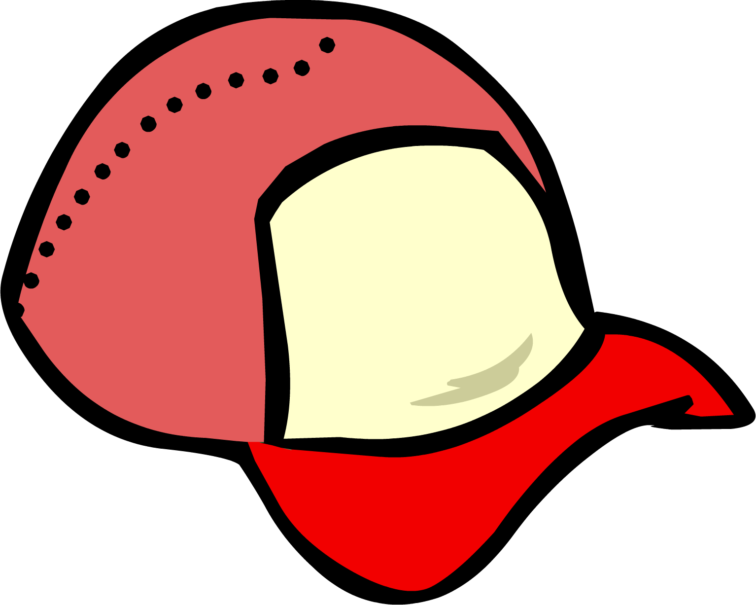 Red Ball Cap - Club Penguin Baseball Cap (1534x1227), Png Download