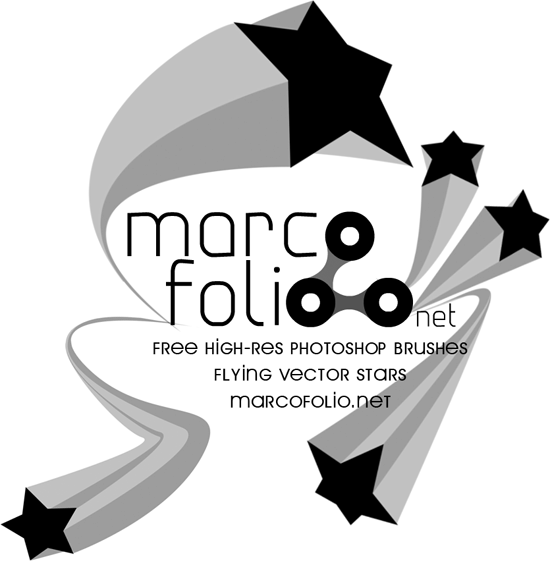 Flying Vector Stars Example - Free Vector Stars (550x561), Png Download