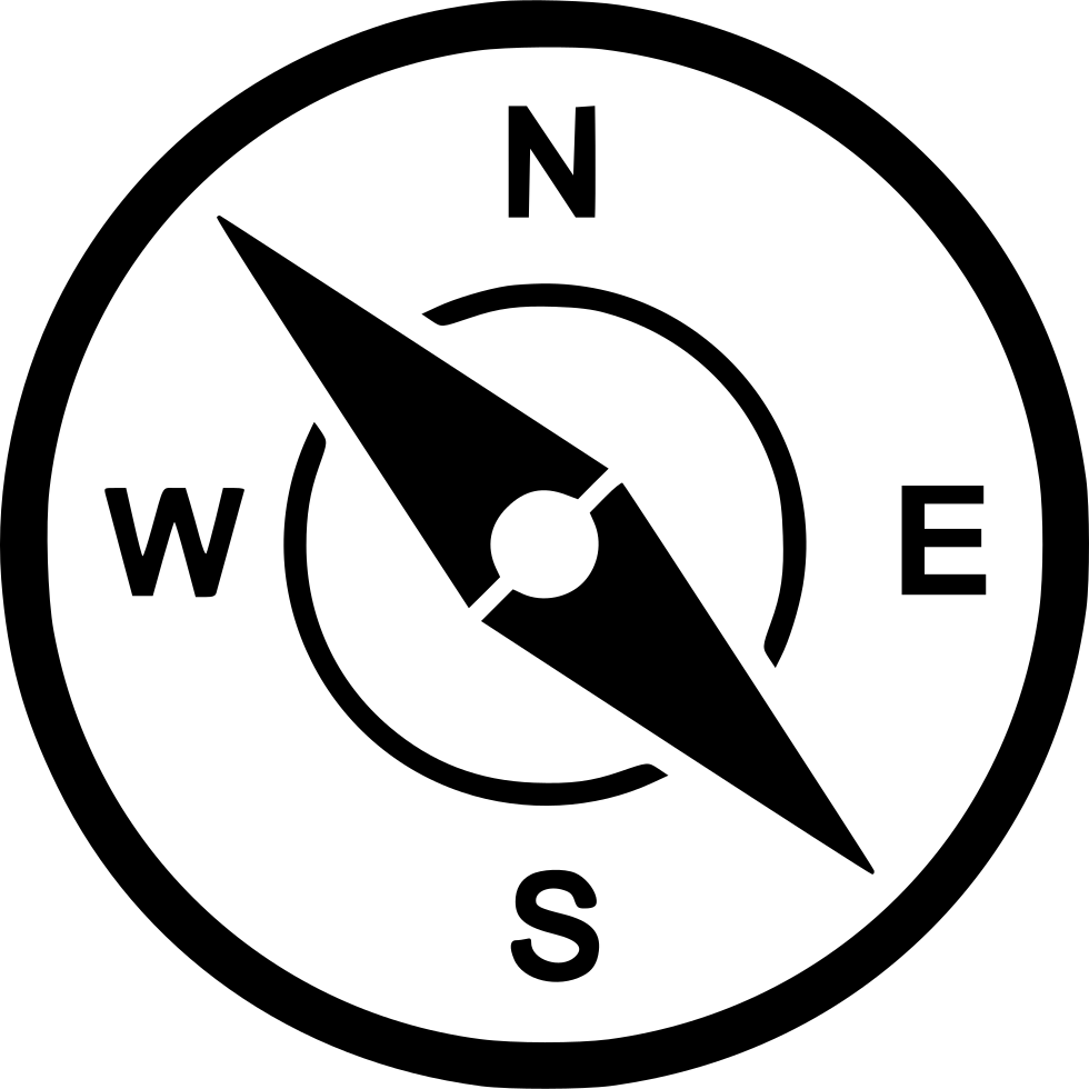 Compass Gps Earth Browser Geography Safari World Navigation - Compass Icon Transparent Background (980x980), Png Download