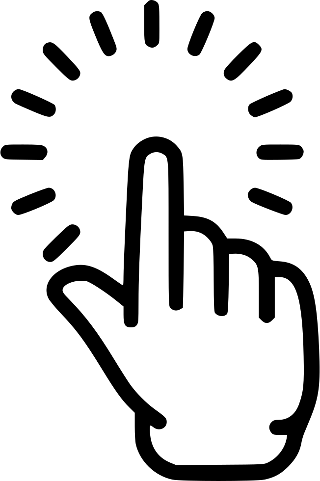 Png File - Up Finger Icon Png (652x980), Png Download