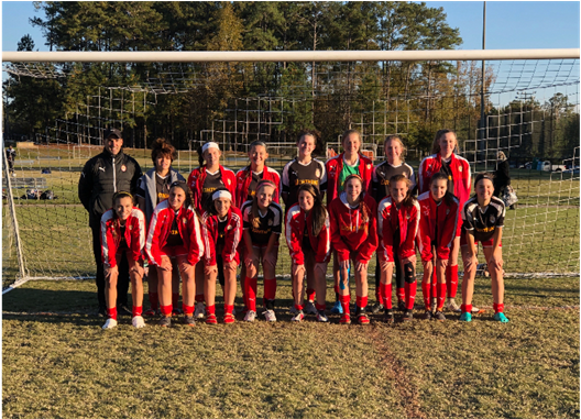 Afc 2003 Girls Black Win League (600x380), Png Download