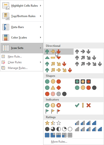 Download Click Icon Sets - Conditional Formatting Excel 2010 ...