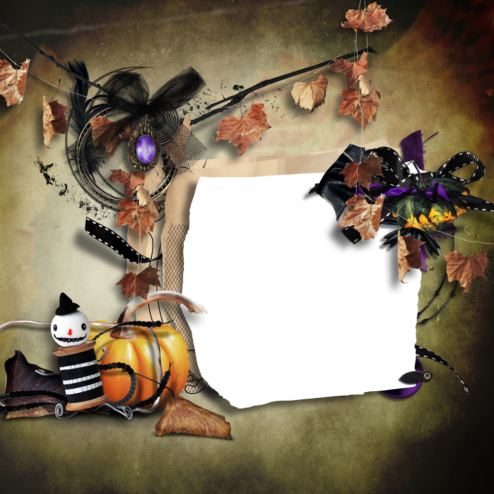 Cadre Halloween / Marco Png / Qp, Halloween Frame - Still Life (1000x1000), Png Download