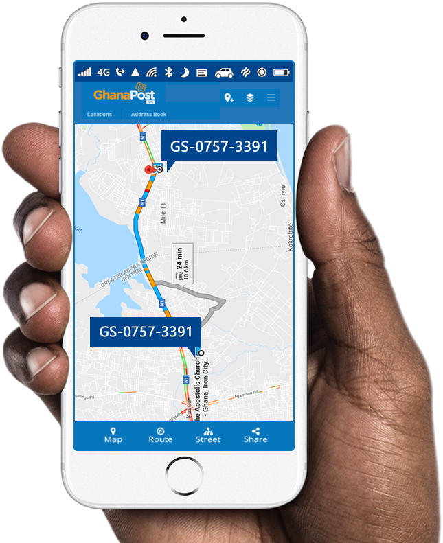 Unique Digital Addresses For All Locations Across Ghana - Tourism Apps For Ghana (800x800), Png Download