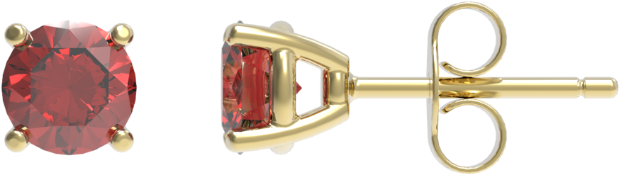 Ok Earrings Side - Earring (1000x1000), Png Download