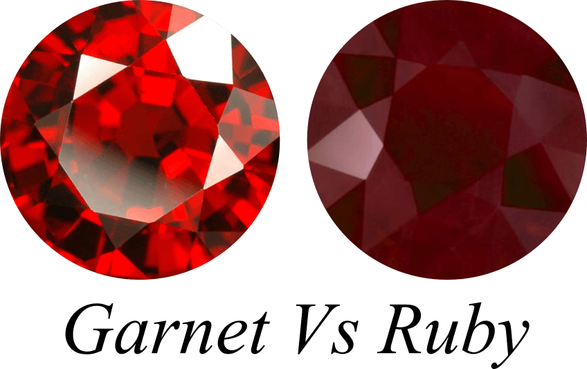 Garnet Vs Ruby Side By Side Comparison - Garnet And Ruby (848x533), Png Download