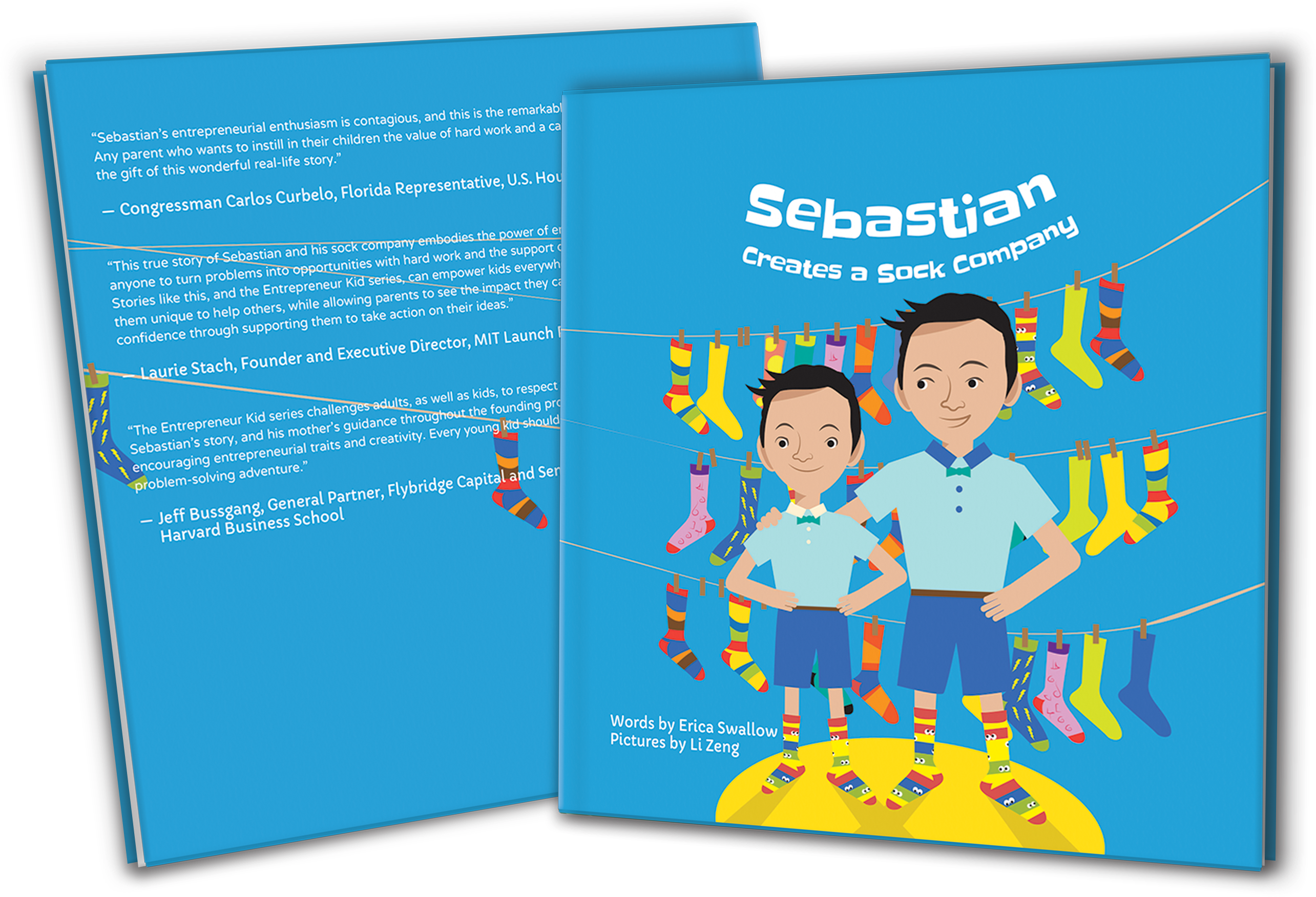 Sale - Sebastian Creates A Sock Company (entrepreneur Kid) (4500x3000), Png Download