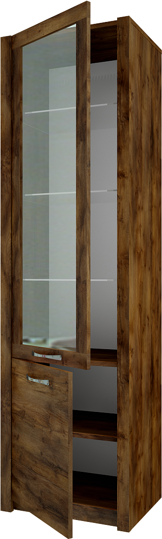 Virginia Display Cabinet - Bookcase (1200x1200), Png Download