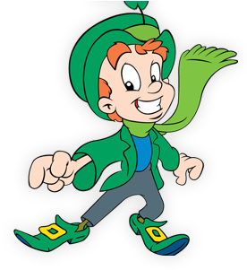 Cereal Box Characters Pinterest - Lucky Charms Leprechaun Png (480x350), Png Download