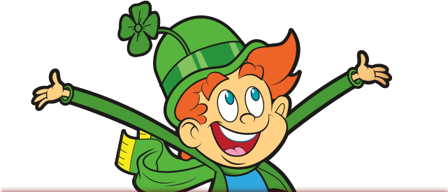Better Lucky Than Good - Lucky Charms Guy Png (640x316), Png Download