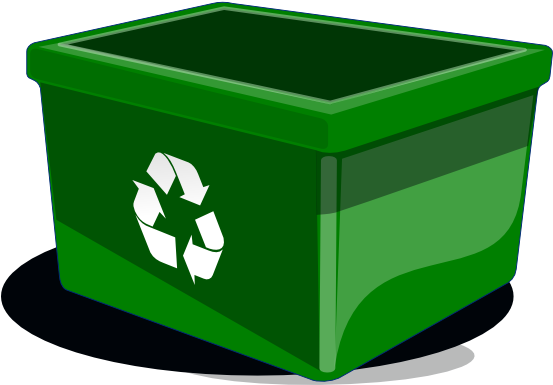 Clip Art Library Download Clip Art At Clker Com Vector - Recycling Bin Clipart (552x596), Png Download