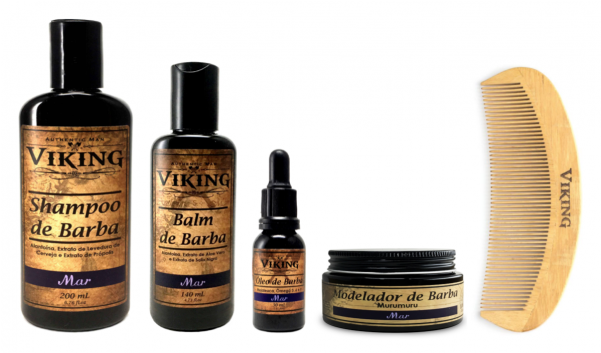 Kit De Barba Viking (600x600), Png Download