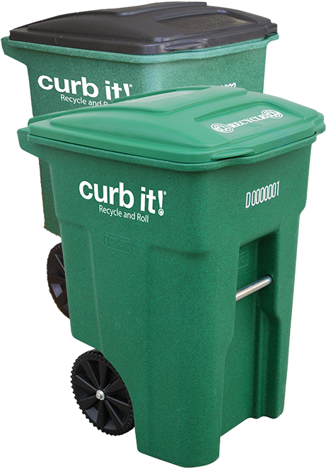 Curb It Is The Residential Recycling Program In Most - Recycle (500x700), Png Download