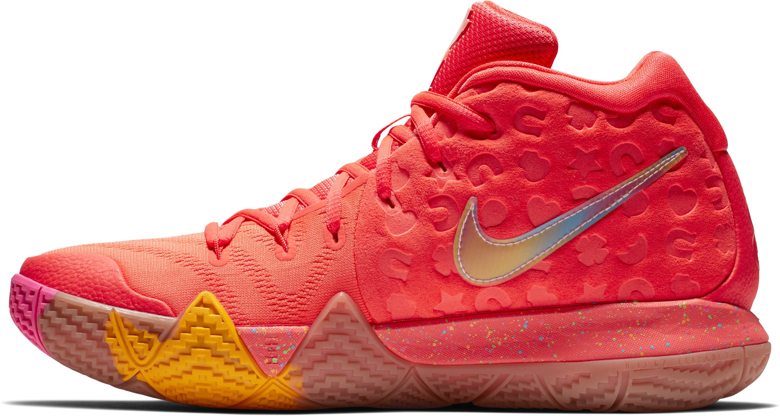 Nike Kyrie 4 Lucky Charms Bv0428 600 - Kyrie 4 Cereal Pack (3144x1821), Png Download