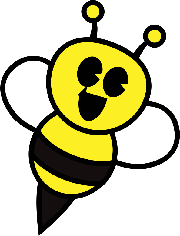 Bumblebee Insect Honey Bee Beehive - Cartoon Bumble Bee Png (571x750), Png Download