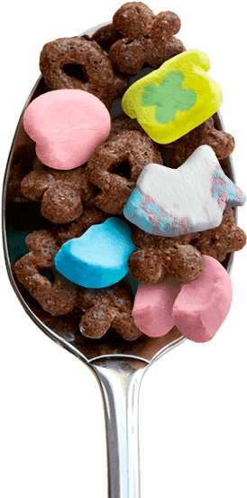 Chocolate Spoonful - Lucky Charms (287x550), Png Download