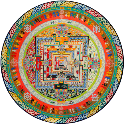 Paralleluniverses [licensed For Non-commercial Use - Kalachakra Mandala Vector (445x445), Png Download