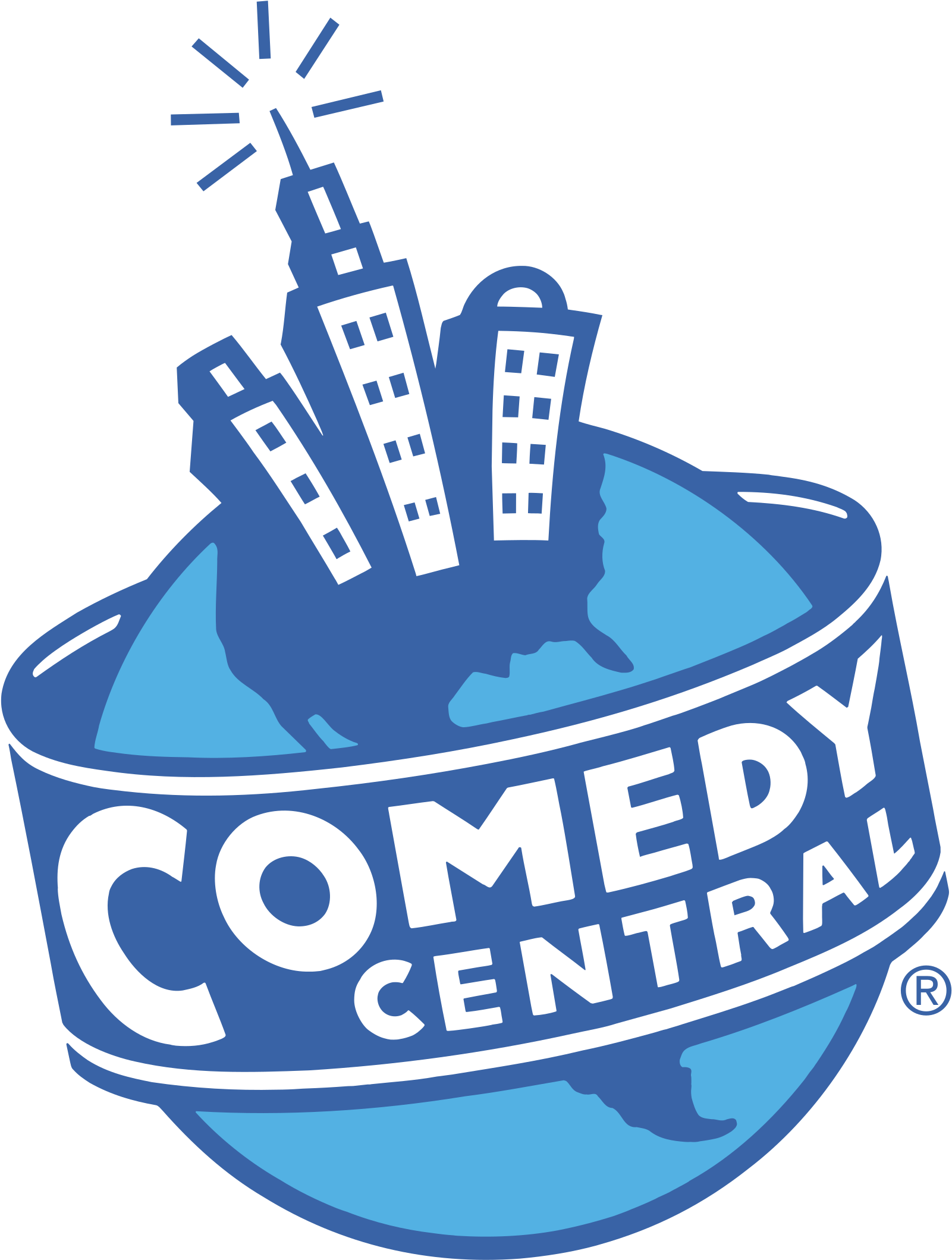 Comedy Central Logo Png Transparent - Evolution Of Comedy Central Logo (2400x2400), Png Download