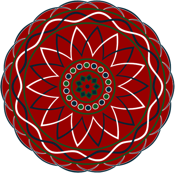 Vector Mandala Design I Made - Circle (584x578), Png Download