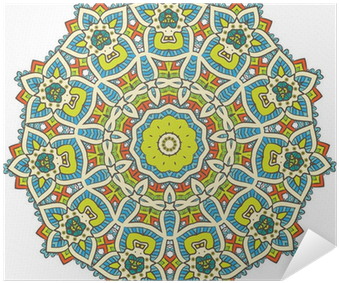 Ethnic Fractal Mandala Vector Meditation Looks Like - Fractal (400x400), Png Download