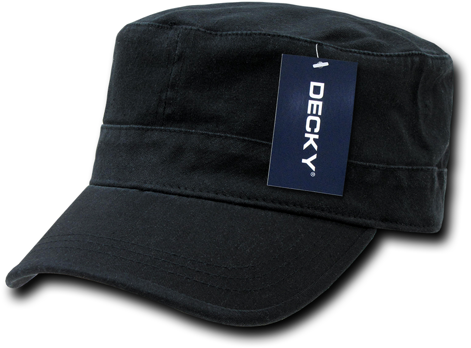 Decky Flex Cadet Flat Top Cotton Military Army Cap - Bang Good Hats (1000x1000), Png Download