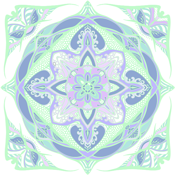 Bleed Area May Not Be Visible - Mandala (600x600), Png Download