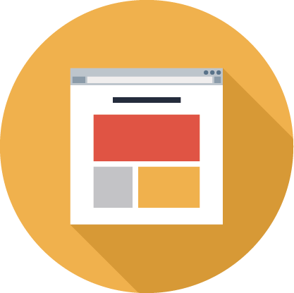 2018 - 2019 Calendar - Page Icon Png Orange (417x416), Png Download