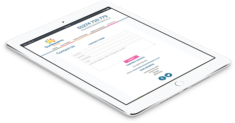 Sunbeams Responsive Website On An Ipad - Android (500x500), Png Download