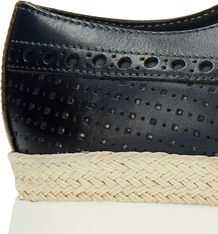 Derby Shoes Elia 4 Perfo Square Moroccan Blue - Leather (1024x1024), Png Download