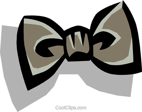 Bow Tie Royalty Free Vector Clip Art Illustration - Bow Tie Clip Art (480x379), Png Download