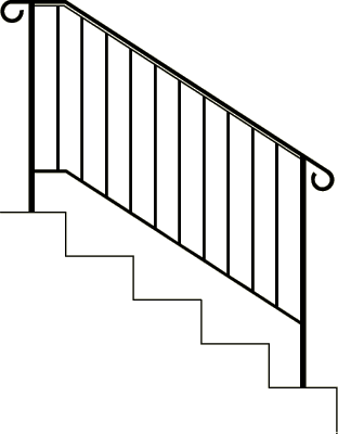 Featured Image - Stair Rail Png (312x400), Png Download
