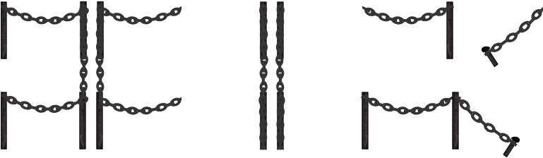 Chain Railing - Kingdom Hearts Rpg Sprite (768x640), Png Download