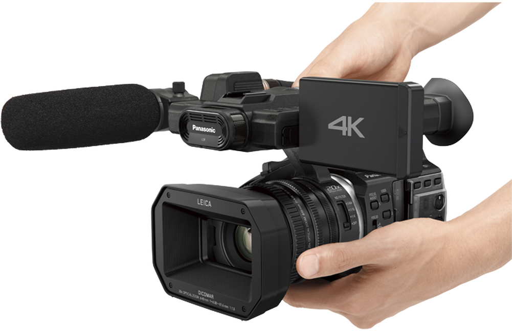 Panasonic Hc-x1000e - Camcorder - 4k (550x413), Png Download