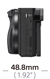 Rechargeable Battery Np-fw50, Shoulder Strap, Body - - Sony A6300 (kit 16-50mm) Camera (498x340), Png Download