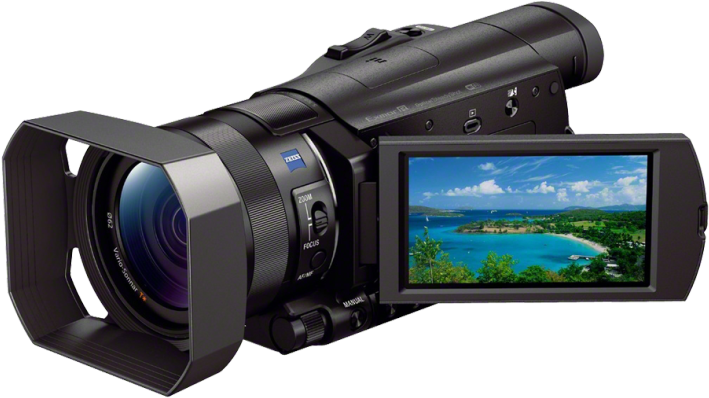 Sony Fdr Ax 100e (786x655), Png Download