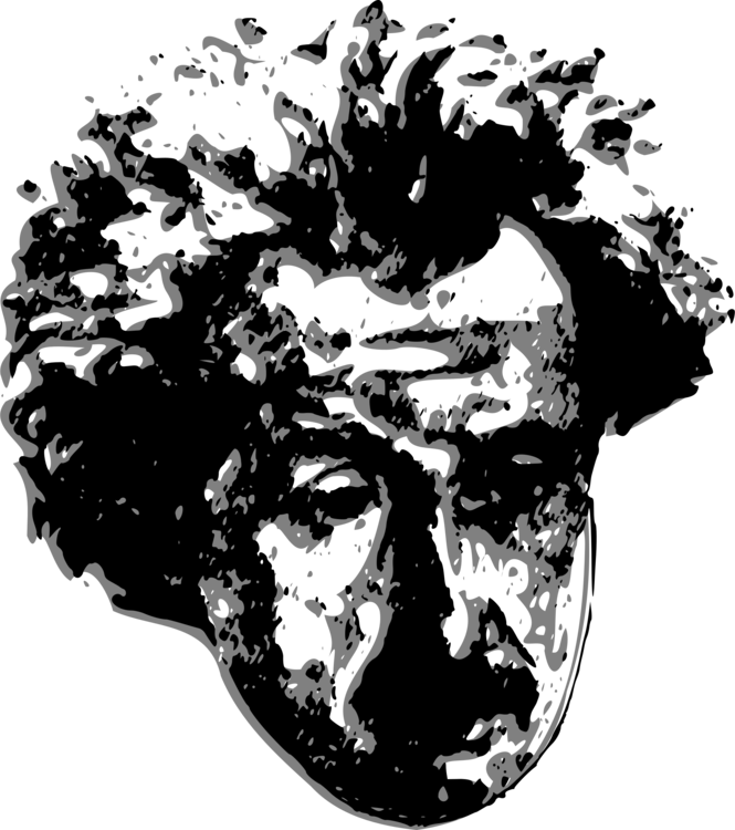 Black And White Skull Visual Arts Face - Visual Arts (665x750), Png Download