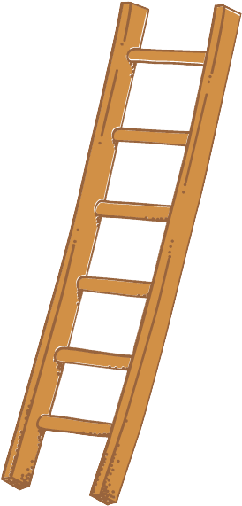 Wood Stairs Railing Icon Png - Stairs (1000x1000), Png Download