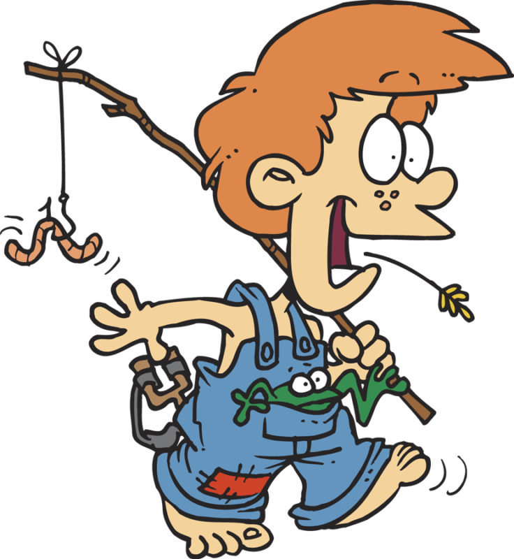Lets Go Fishing Clipart - Go Fishing Clipart Png (736x800), Png Download