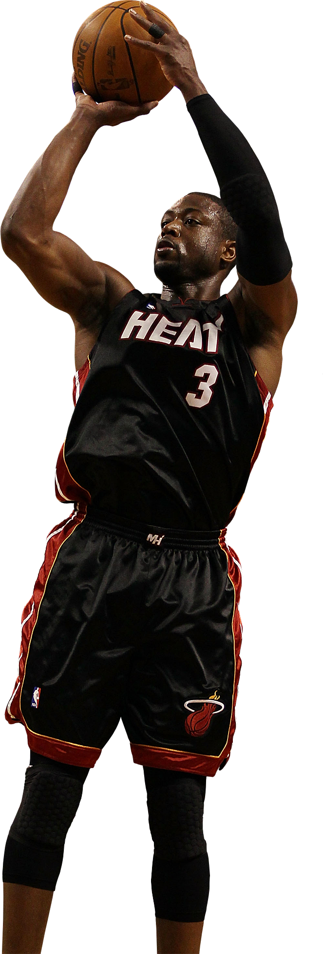 Dwyane Wade Png - Basketball Player (663x1955), Png Download